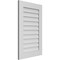 Ekena Millwork Vertical Surface Mount PVC Gable Vent: Non-Functional, w/ 3-1/2"W x 1"P Standard Frame, 22"W x 34"H GVPVE22X3401SN - alternate 5